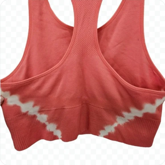 Zyia Active Pink TieDye Crop Tank Sz XL - Picture 6 of 8